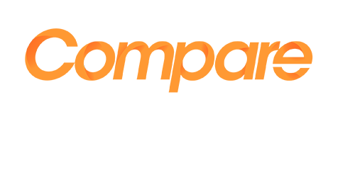 Compare Hosted VOIP white accent logo